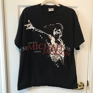 RARE Vintage Michael Jackson canceled concert tee